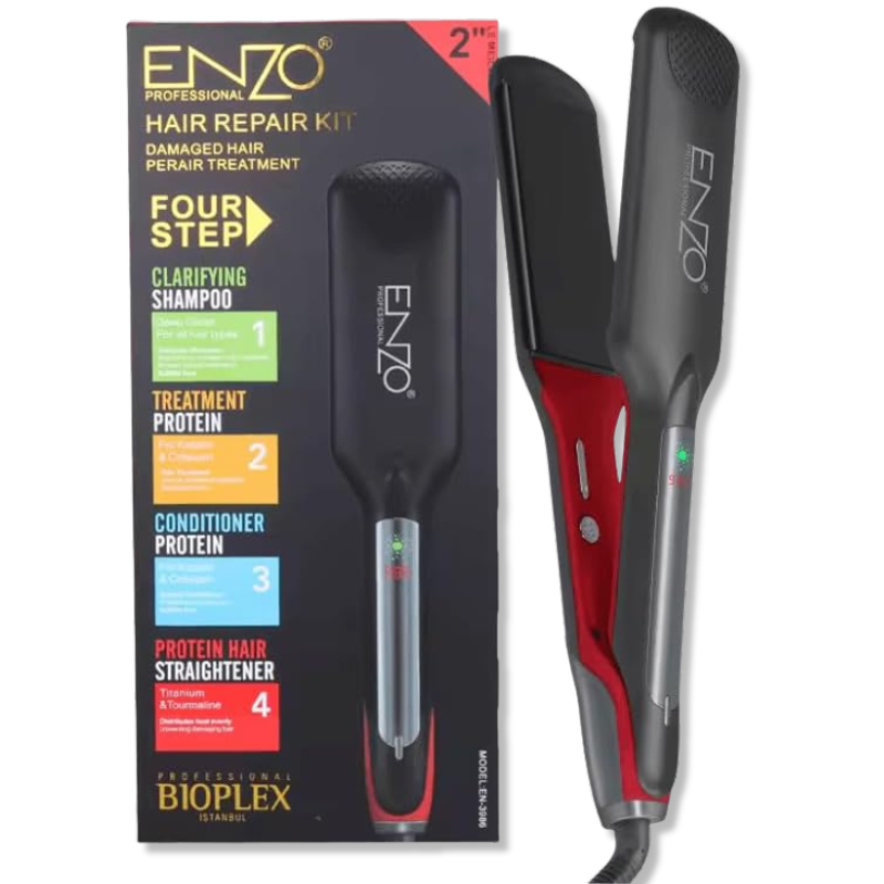 ENZO Professional Hair Repair Tool Kit – Protein Hair Straightener (EN-3986)