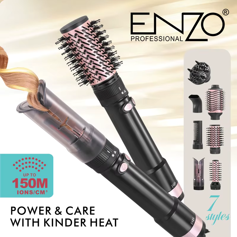 ENZO | 7-in-1 Hot Air Multi-Headed Styler | EN-760