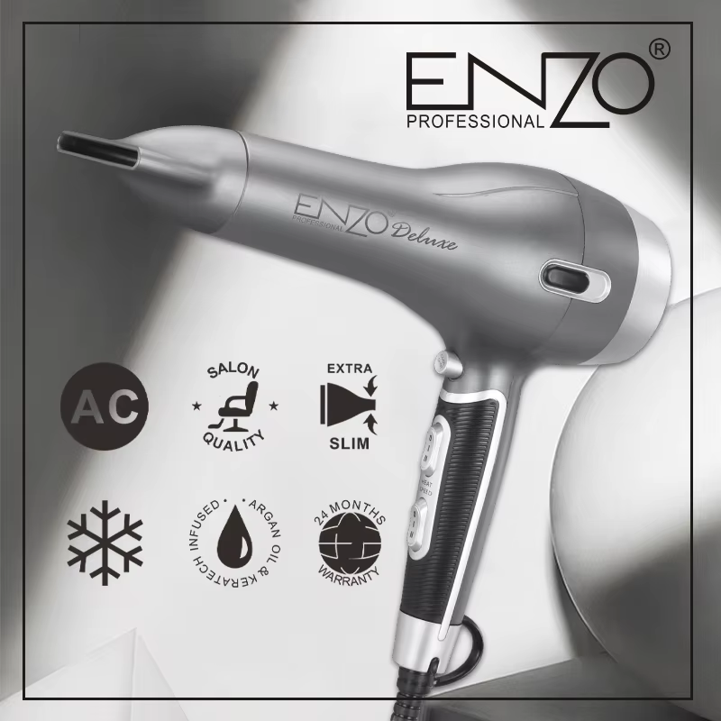 ENZO | 1845W Portable Ionic Negative Ion Professional Hair Dryer | EN-6015