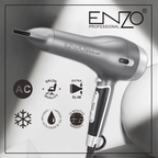 ENZO | 1845W Portable Ionic Negative Ion Professional Hair Dryer | EN-6015