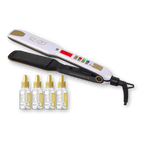 ENZO | Ceramic Titanium Hair Straightener + Free Serum Bottles | EN-5111BS