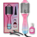 ENZO PROFESSIONAL | 3-in-1 Ionic Hot Air Brush (Straighten + Curl + Dry) Set | EN-752