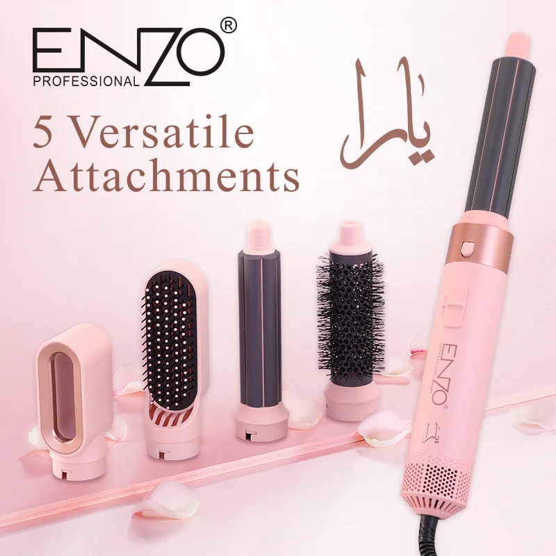 ENZO | 5-in-1 Dryer Brush Style Set | EN-4142B