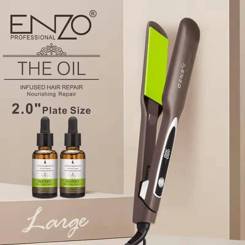 ENZO EN-3991L Argan Oil Ceramic Hair Straightener