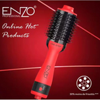 ENZO Professional 3-in-1 One-Step Hair Dryer Brush Set – Straighten, Curl & Volumise (EN-4115A)
