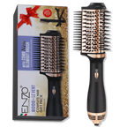 ENZO Professional Hot Air Brush Styler – 2-in-1 Blow Dryer & Volumising Brush (EN-4130)