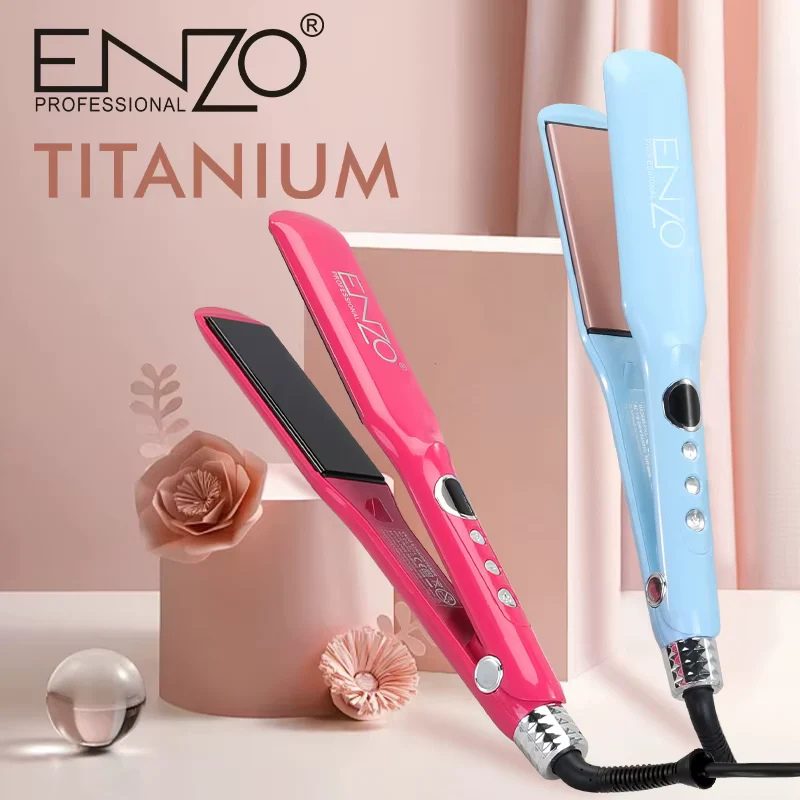 ENZO | Titanium Tourmaline Straightener + Caviar Color Protecting Essence | EN-3215