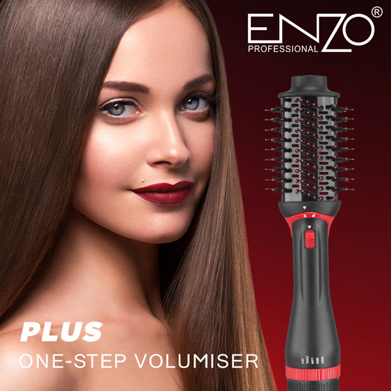 ENZO Portable Professional Rotating Hot Air Volumizer – One-Step Styling (EN-6202)