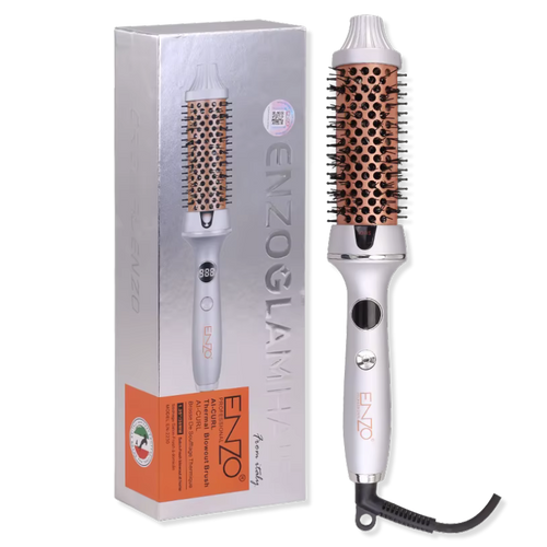 ENZO 2-in-1 Brush Straightener Comb