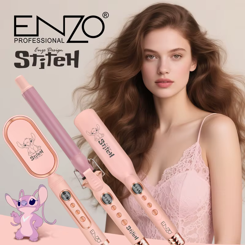 ENZO | 3-in-1 Hair Styling Tool Set (Flat Iron + Curler + Hot Comb) | EN-3135