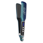 ENZO Peacock Blue Titanium & Ceramic Hair Straightener – With Elixers of Shine (EN-3983)