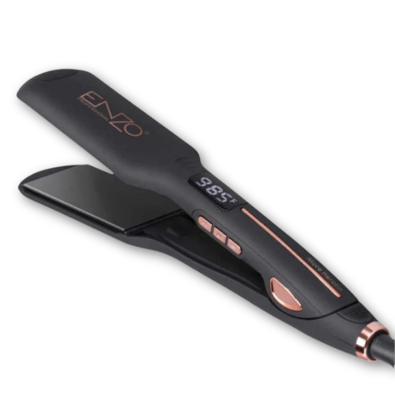 ENZO | Keratin Ceramic Straightener + 4 Keratin Serum Bottles | EN-1451