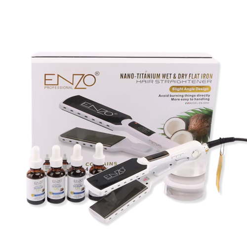 ENZO 2-in-1 Straightener and Curler