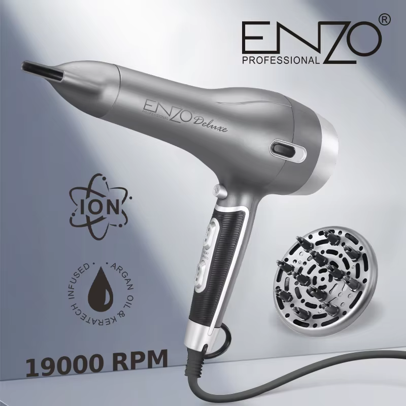 ENZO | 1845W Portable Ionic Negative Ion Professional Hair Dryer | EN-6015