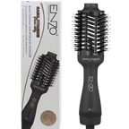 ENZO Professional Black Titanium Hair Dryer & Volumiser Brush (EN-6215)