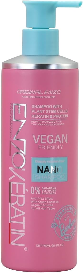 ENZO 750ml Vegan Friendly Nano Deeply Nourish Hair Anti-frizz Shampoo