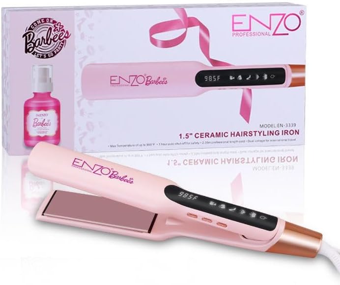 ENZO PROFESSIONAL ENZO PRO Ceramic Plated Hair Straightener Limited edition