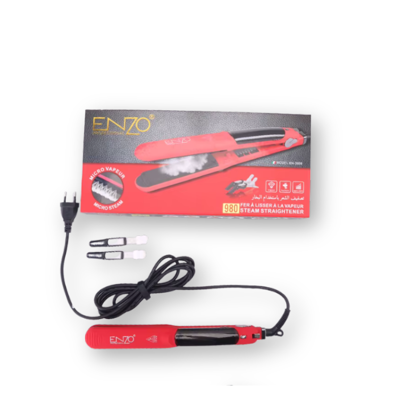 ENZO | Infrared Steam Hair Straightener & Curler (African Hair) | EN-3999