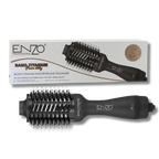 ENZO Professional Black Titanium Hair Dryer & Volumiser Brush (EN-6215)