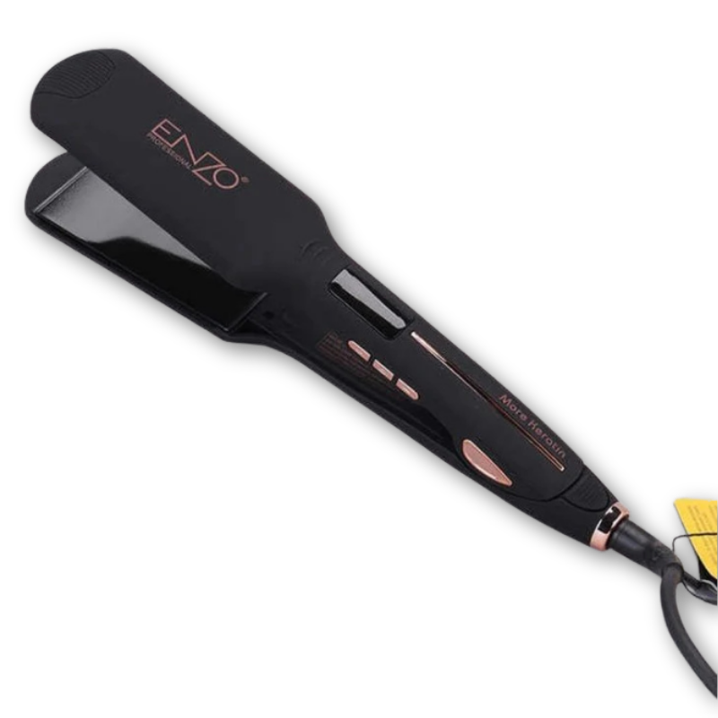 ENZO | Keratin Ceramic Straightener + 4 Keratin Serum Bottles | EN-1451