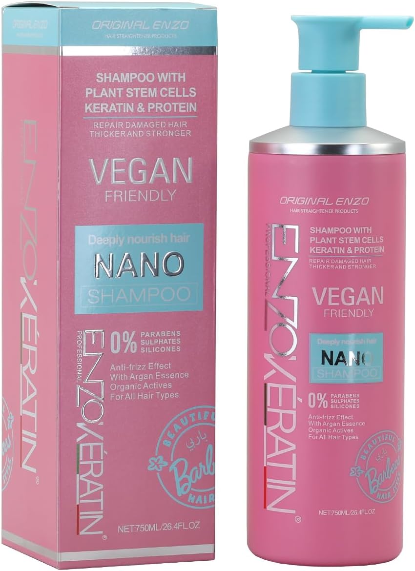 ENZO 750ml Vegan Friendly Nano Deeply Nourish Hair Anti-frizz Shampoo