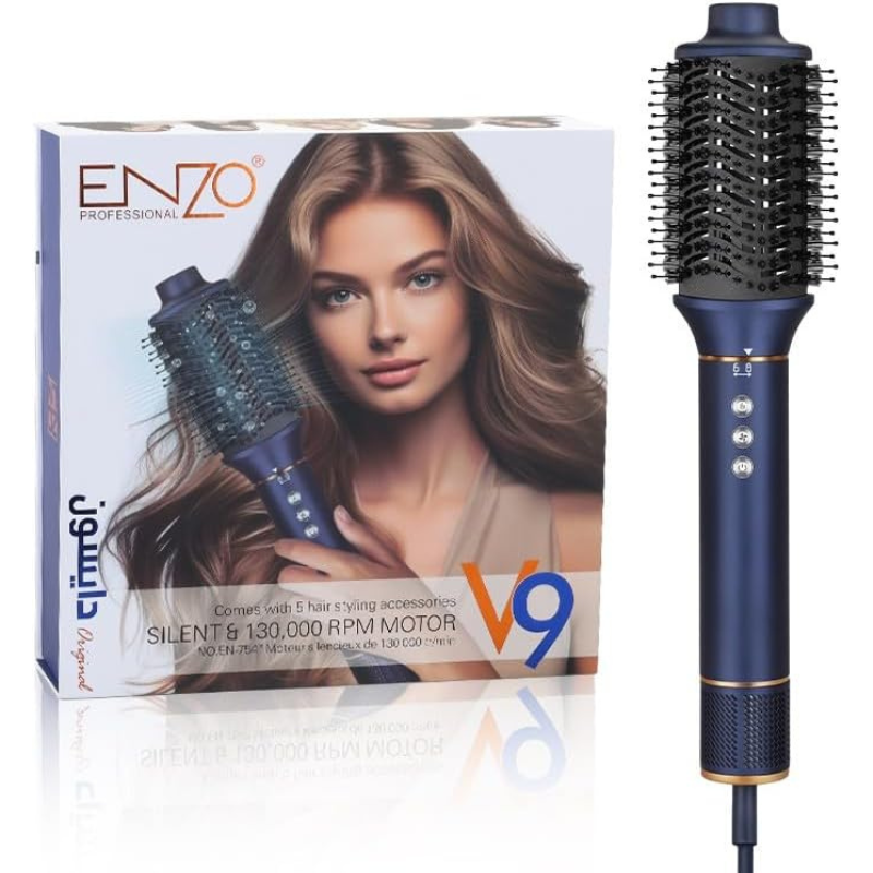 ENZO Professional 5-in-1 Supersonic Hair Styler Kit (EN-754)