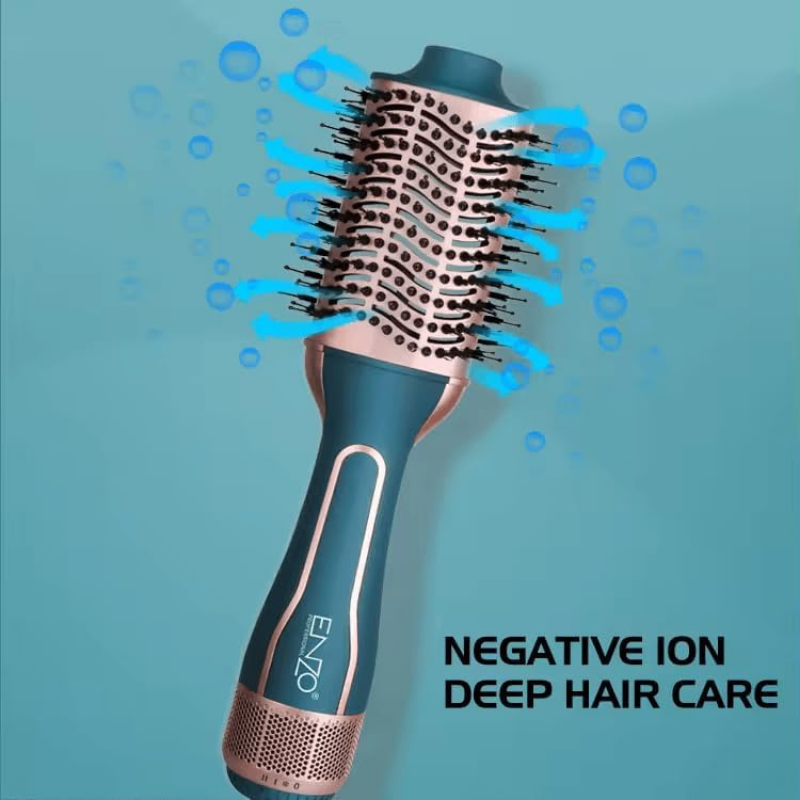 ENZO | Hot Air Brush Styler Blu/Rose | EN-4112