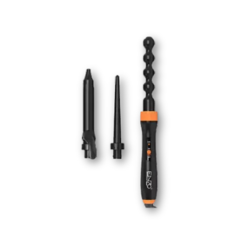 ENZO | Ceramic Electric Curling Iron 3-in-1 (Interchangeable Heads) | EN-9114