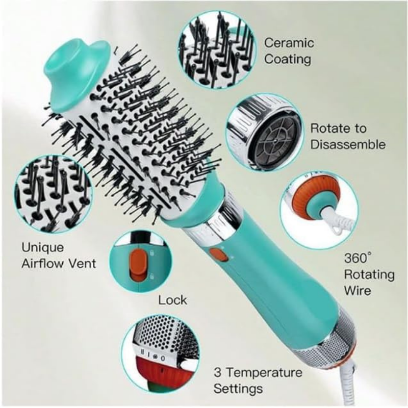 ENZO | 6-in-1 Blowout Dryer Brush Set | EN-750