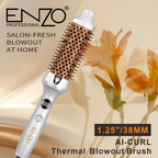 ENZO | 2-in-1 Brush Straightener Comb | EN-2230