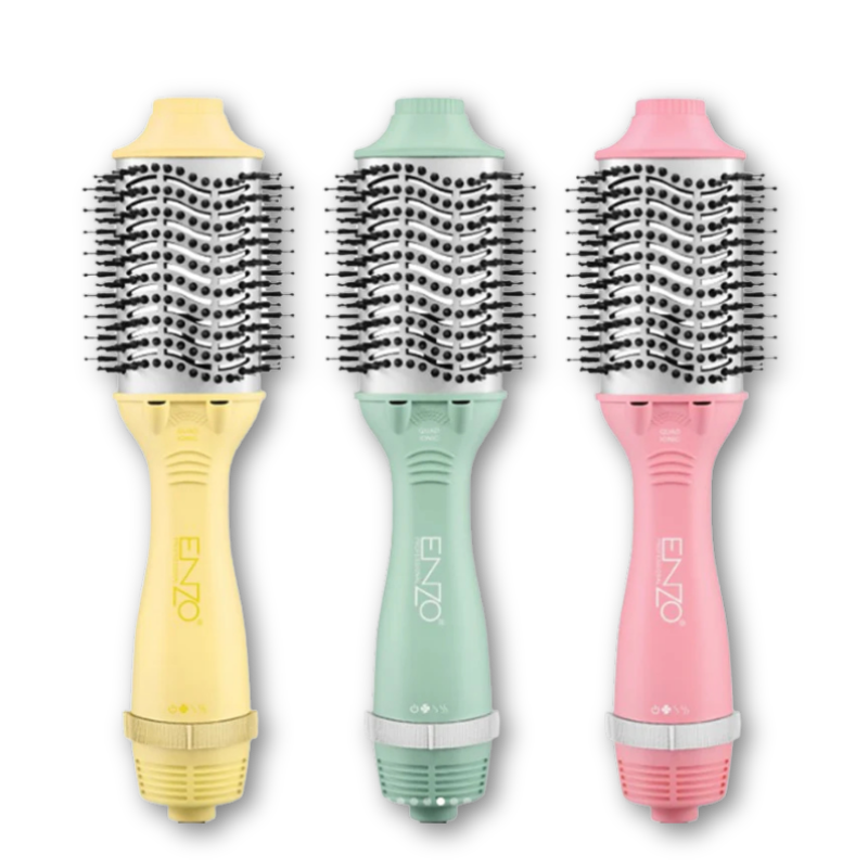ENZO | 75mm Volumizing Hair Dryer Comb 3-in-1 (1500W Ionic Anti-Frizz) | EN-6210