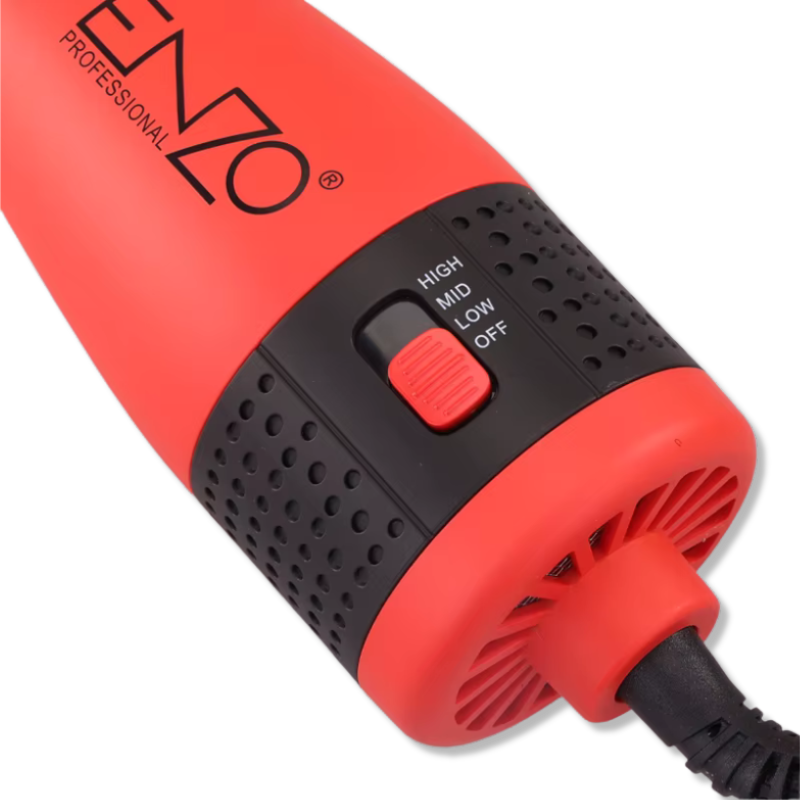 ENZO Professional 3-in-1 One-Step Hair Dryer Brush Set – Straighten, Curl & Volumise (EN-4115A)