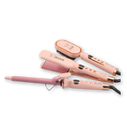 ENZO | 3-in-1 Hair Styling Tool Set (Flat Iron + Curler + Hot Comb) | EN-3135
