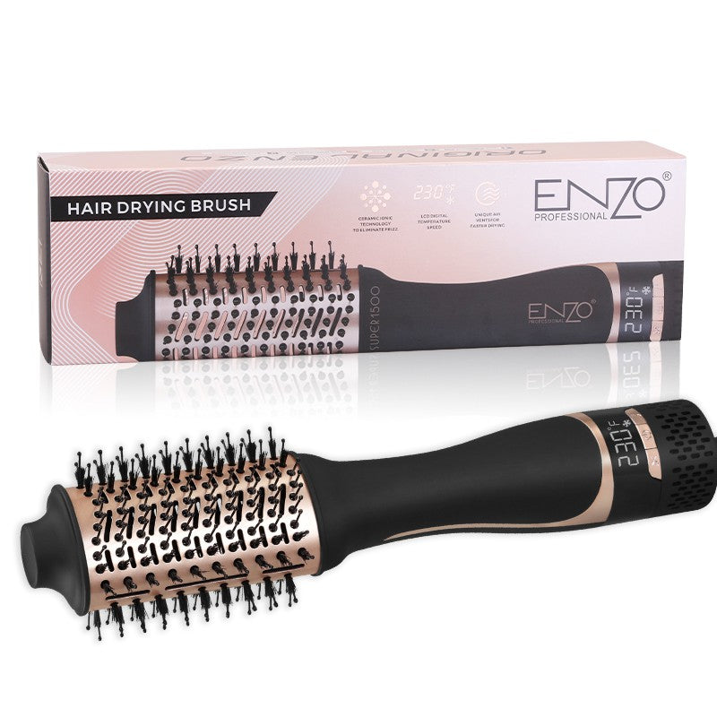 ENZO EN-4135 6-in-1 Round Rotating Styler Brown