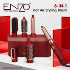 Compact Hot Air Styler Set Red