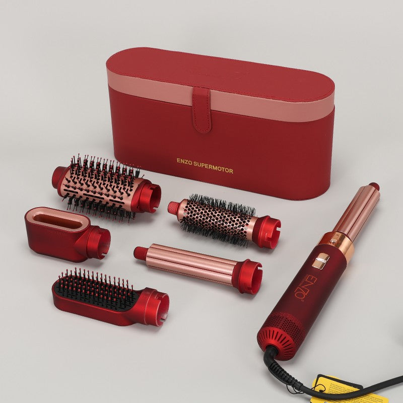 Compact Hot Air Styler Set Red