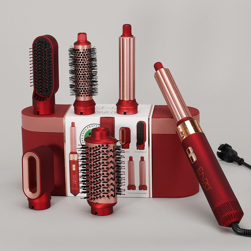 Compact Hot Air Styler Set Red