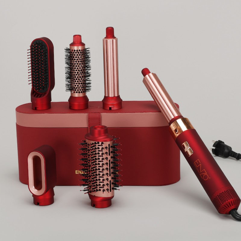 Compact Hot Air Styler Set Red