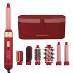 Compact Hot Air Styler Set Red