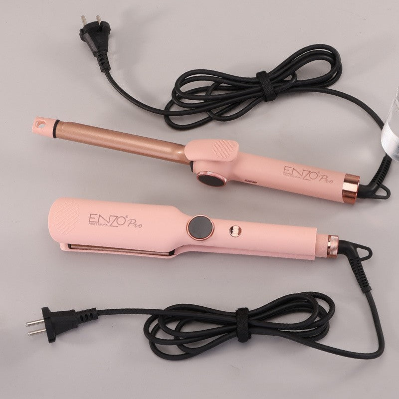 ENZO PRO Hair Straightener And Curler Set