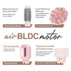 Flex High Speed Air Styler Kit Pink