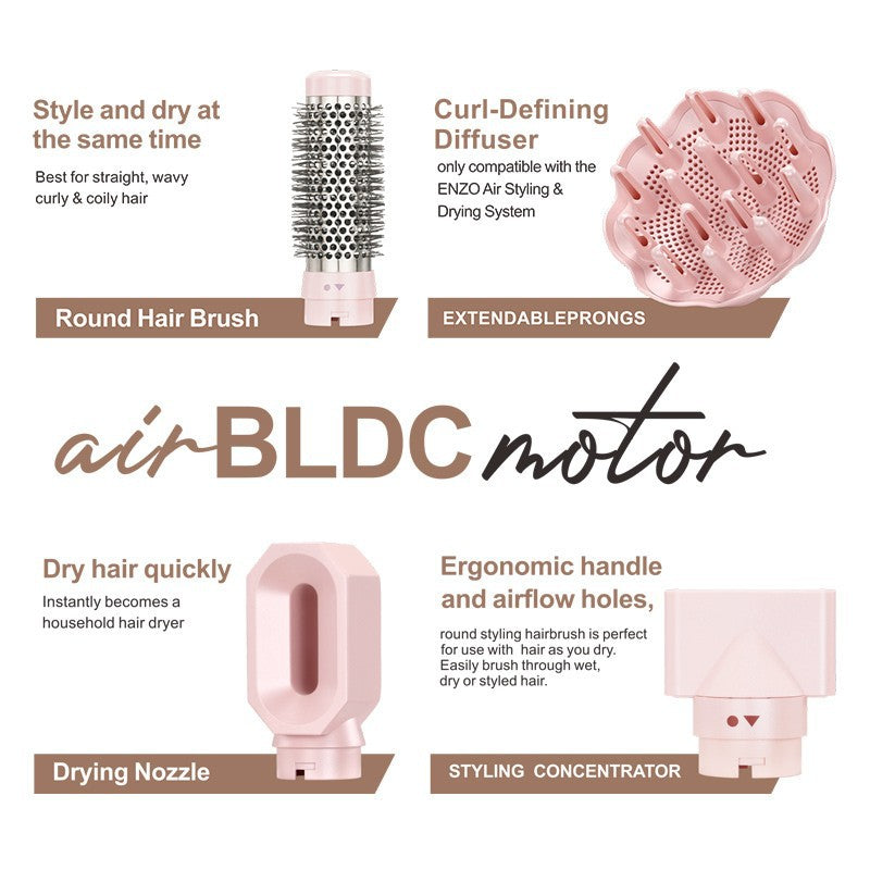 Flex High Speed Air Styler Kit Pink