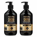 NOVIQ Brazilian Keratin Protein Shampoo & Conditioner 400ml - Sulfate Free
