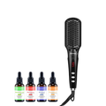 ENZO Intelligent Straightening Hair Brush + Hair Serum Set
