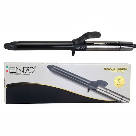 ENZO Professional Titanium Curling Wand + NOVIQ Heat Spray 250ml