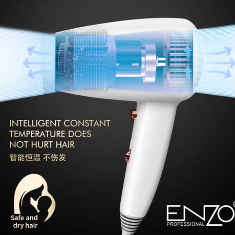 ENZO Bathroom Standing Mini Wall-Mounted Hair Dryer