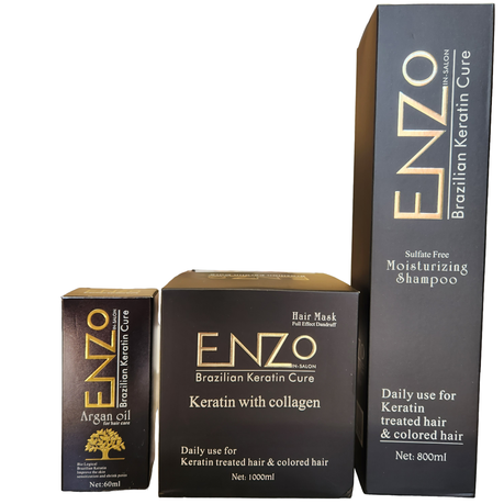 ENZO Brazilian Keratin Cure Combo