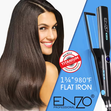 ENZO Adjustable Temperature Splint Hair Straightener