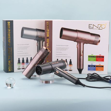 ENZO Elegant Fast-Drying Hair Dryer + Hair Care Serum Set