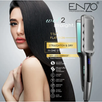 ENZO Wet 2 Straight Flat Iron with Styling System